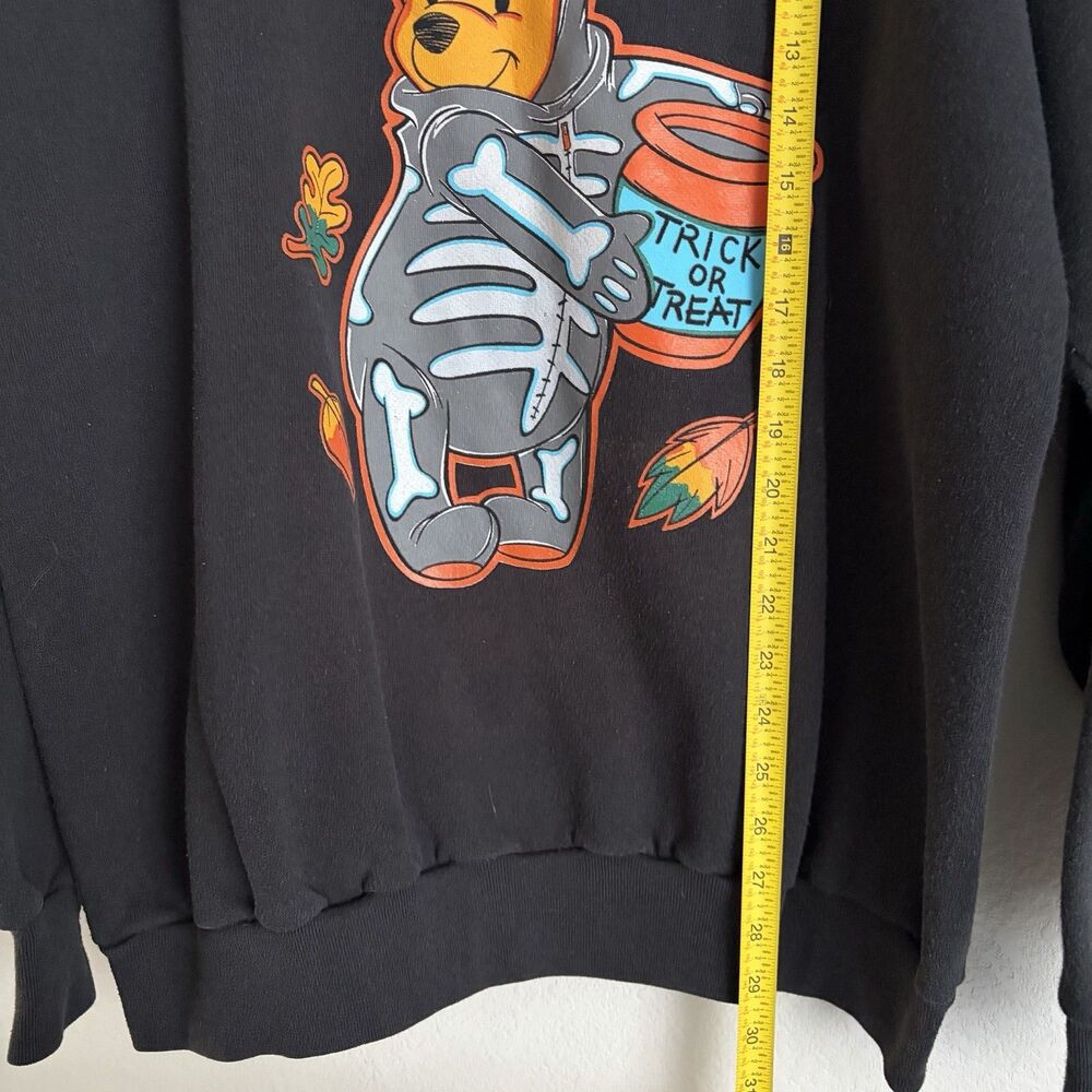Vintage 90s Winnie The Pooh Halloween Sweatshirt XL Winnie The Boo - Picture 6 of 7